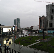 Мощный ливень с грозой накрыл Новосибирск 10 мая
