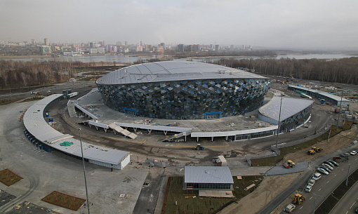 На новой ледовой арене в Новосибирске запускают вентиляцию