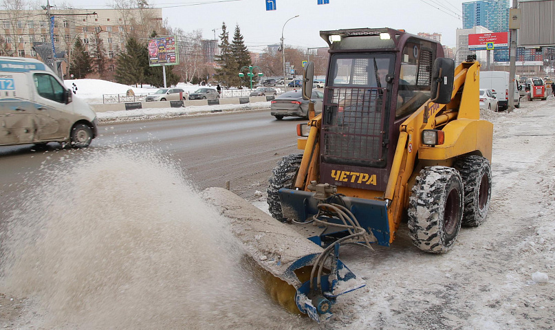 Где будут убирать снег 19 января в Новосибирске — список улиц