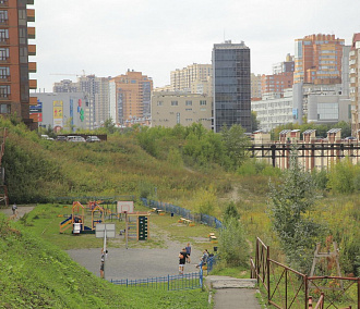 Парк уровня Михайловской набережной может появиться в пойме Ельцовки