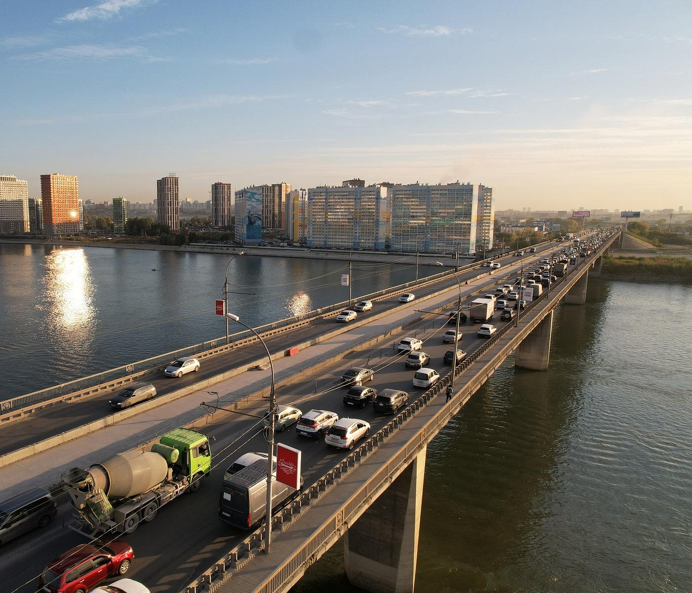 В Новосибирске к зиме полностью откроют Димитровский мост