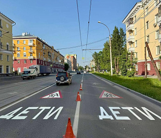 Мэр Кудрявцев: за десять дней разметили почти 550 пешеходных переходов