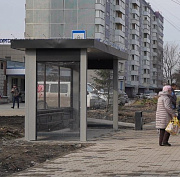 Застройщик оборудовал трамвайную остановку «Сквер Героев Донбасса»