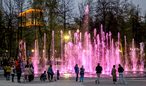 Сезон фонтанов закроют грандиозным лазерным шоу в Центральном парке