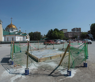 Зелёный оазис вместо стихийной парковки появится у цирка в Новосибирске