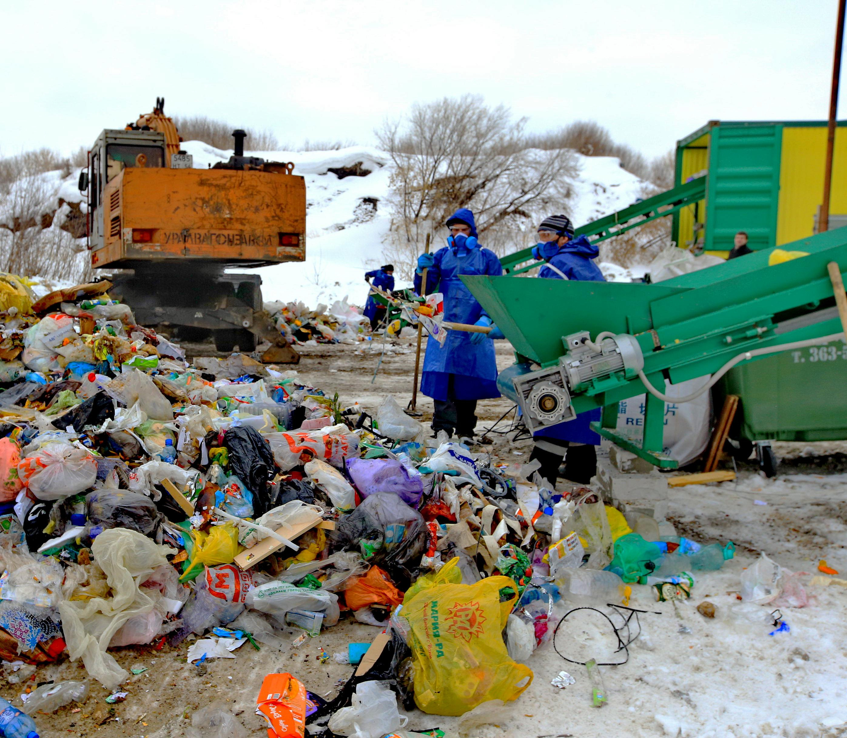 Три полигона с сортировкой мусора построят в Новосибирской области