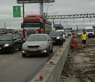 На Димитровском мосту с 9 июня вводят реверсивное движение