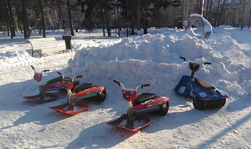 Пункты аренды электроснегокатов открылись в скверах Новосибирска