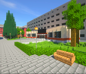 Копию университета в игре Minecraft построили новосибирские студенты