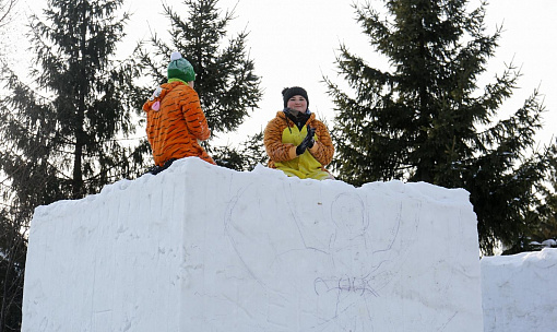 В Новосибирске начался фестиваль снежной скульптуры