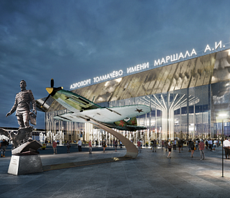 Размером с три Красных площади: аэропорт будущего строят в Новосибирске