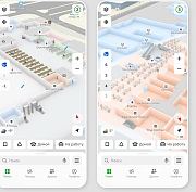В 2ГИС появились 3D-интерьеры: с эскалаторами, лифтами и фуд-кортами
