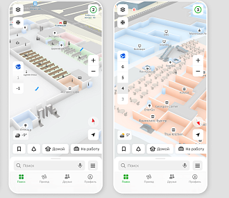 В 2ГИС появились 3D-интерьеры: с эскалаторами, лифтами и фуд-кортами