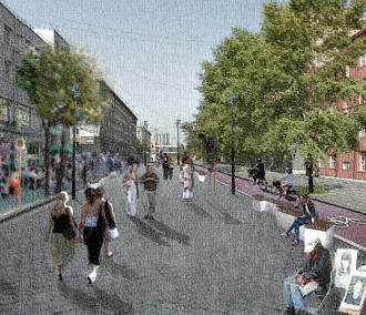 Стали известны результаты опроса о создании пешеходной улицы Ленина