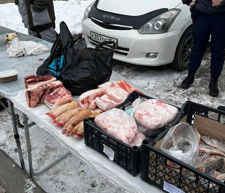 Придорожную торговлю мясом пресекли на Затулинке