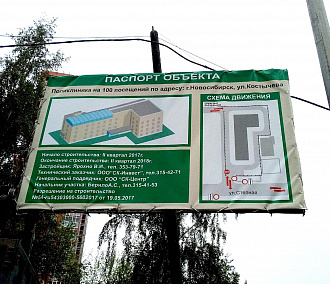Пятиэтажную частную поликлинику начали строить в Ленинском районе Новосибирска
