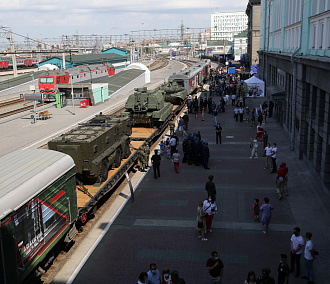 Агитпоезд с джихад-мобилями простоял пять часов в Новосибирске