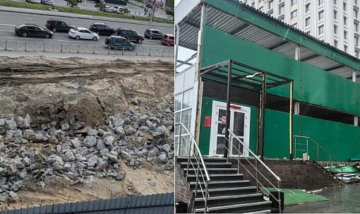 Двухэтажный торговый центр снесли на Кирова по решению суда