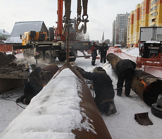СГК: авария повлияла на теплоснабжение всего левобережья Новосибирска