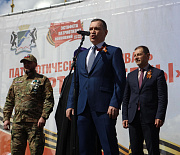 Мэр Кудрявцев посетил «Квартал Победы» у храма на Учительской