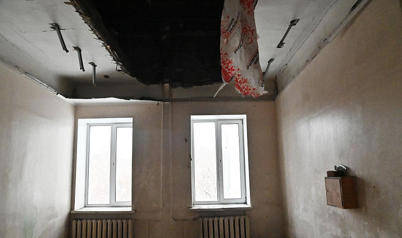 Этаж новосибирской больницы с обвалившейся балкой капитально отремонтируют