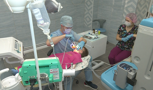 Детскую стоматологию оснастили новым модулем для лечения под наркозом