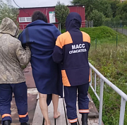 Замерзающего мужчину спасли на Оби в районе Бугринского моста