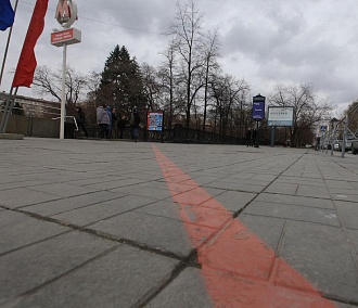 Незрячих сориентируют по «красной линии» в центре Новосибирска