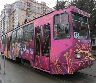 Трамвай №13 заговорил голосом экскурсовода Музея Новосибирска