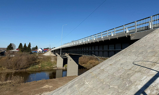 Полувековой мост через Тару отремонтировали в Новосибирской области