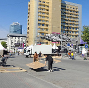 Улица Ленина в центре Новосибирска стала пешеходной на 5 дней