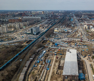 Не имеющую аналогов в России развязку строят в Новосибирске 