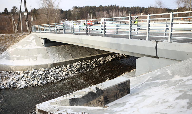 Проезд по новому мосту к Заельцовскому парку открыли в Новосибирске
