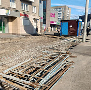 Тротуар площадью 2000 квадратов обновят на улице Мичурина в Новосибирске