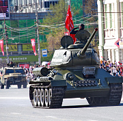 Семь участников войны посетят парад Победы на площади Ленина