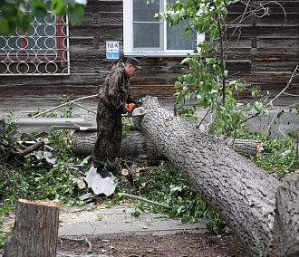 «Крыша улетела к соседям»: каких бед наделал ураган в Новосибирске