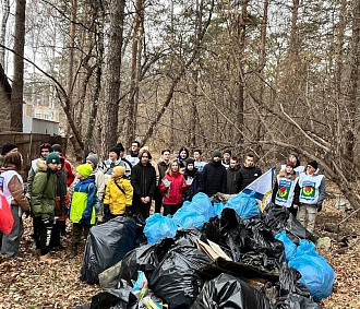 Волонтёры разобрали квартиру бомжей во время субботника в Сосновом бору