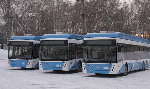 26 новых троллейбусов вышли на маршрут №8 от Затулинки до ТЭЦ-5