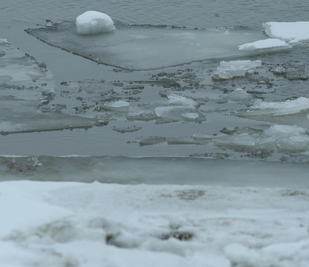 «Уже не выдерживает вес человека»: об опасности льда на Оби напомнило МЧС