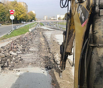 Стартовал первый этап реконструкции подпорной стены на Ипподромской
