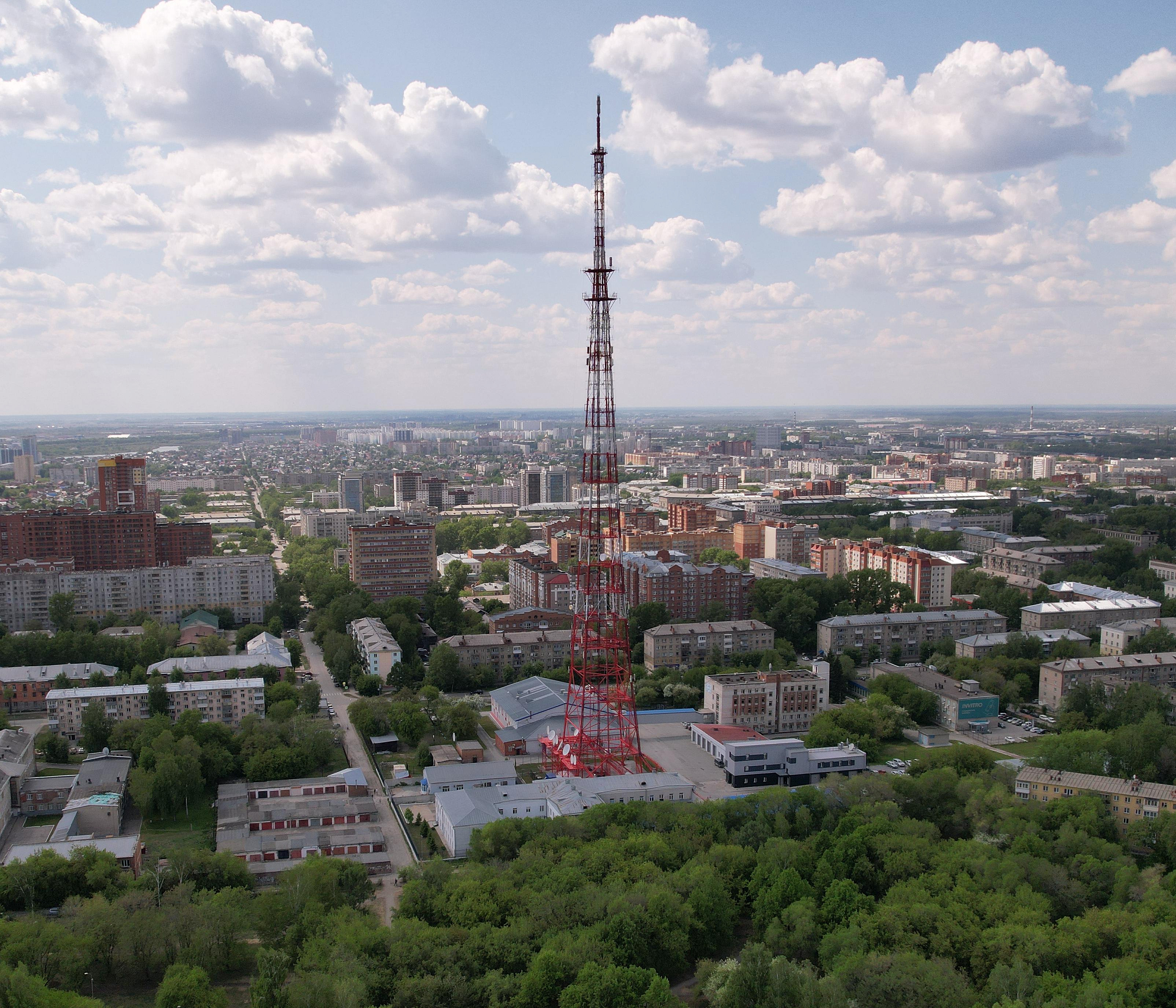 Подсветку, экран и прожекторы установят на телебашне в Новосибирске