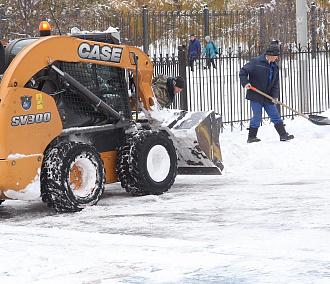В Пашино снег с улиц убирает частный подрядчик