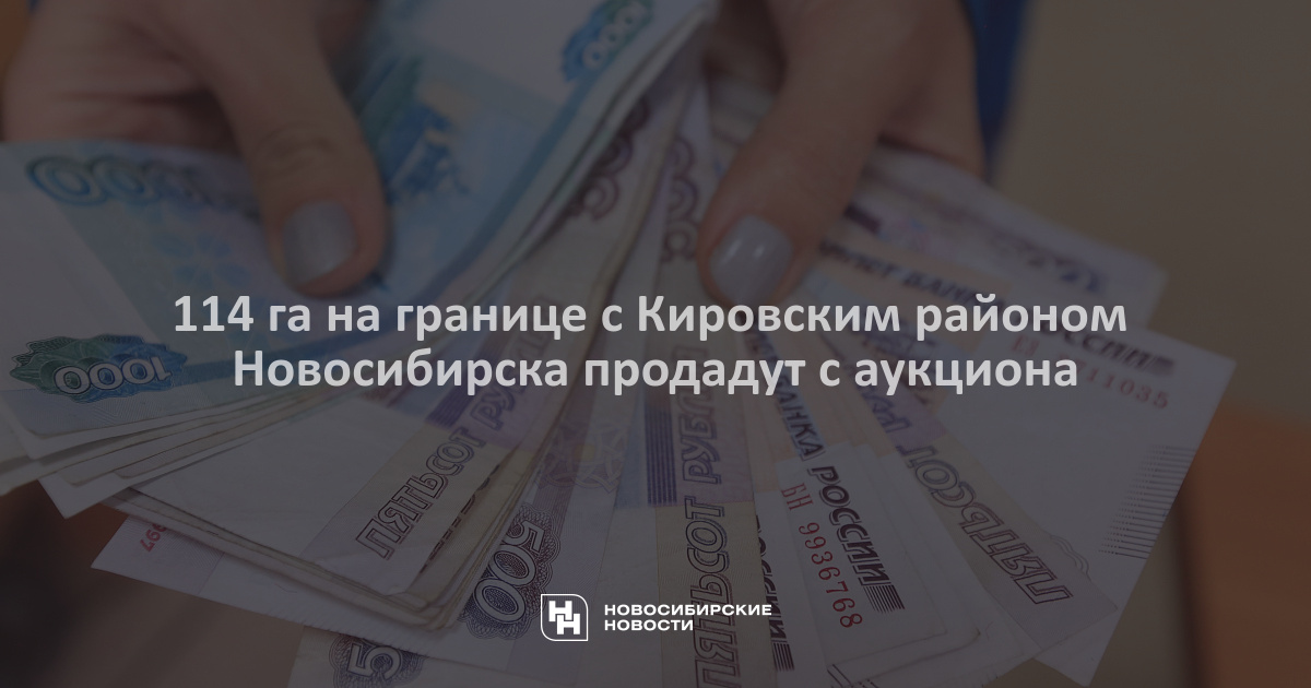 
        114 га на границе с Кировским районом Новосибирска продадут с аукциона    